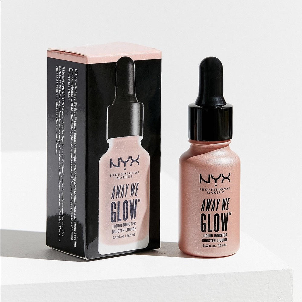 Nyx away we glow highlighting drops 💧